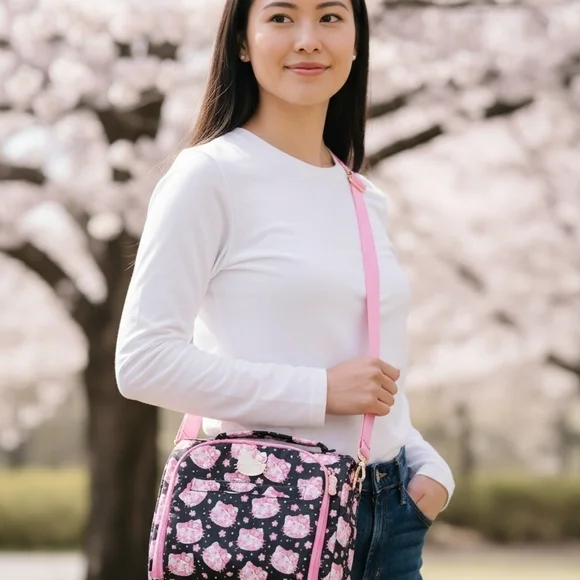 Hello Kitty® × JuJuBe Cherry Blossoms Insulated Bag - Picture 2 of 7